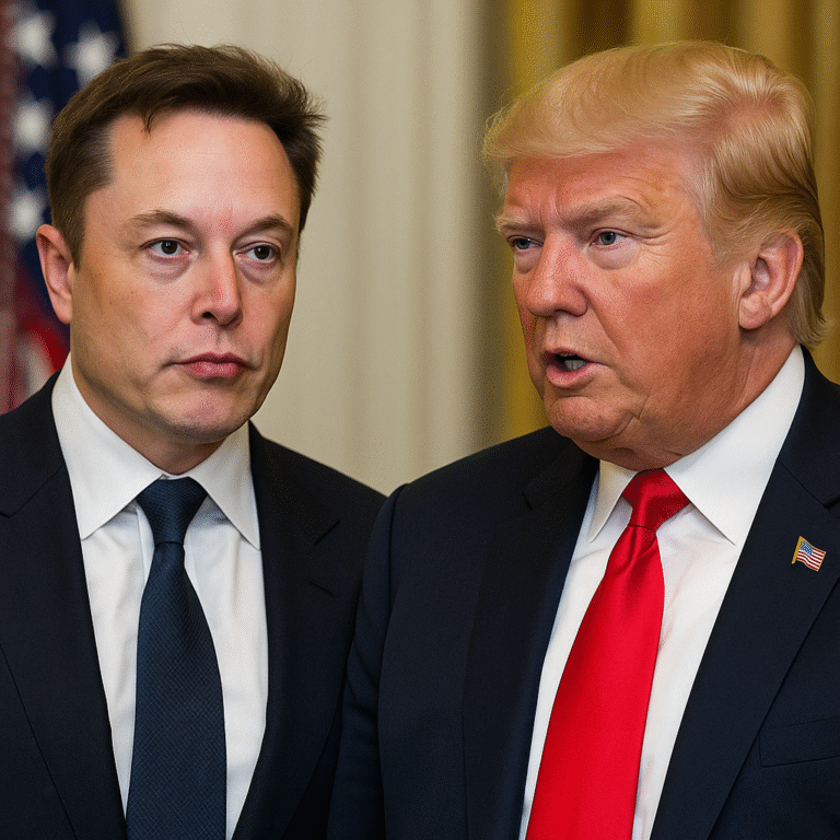 Elon Musk Slams Trump Tax Bill, Sparks Rift with White House
