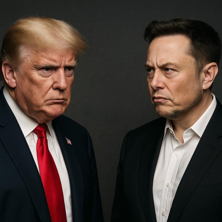 Elon Musk vs. Trump: Tesla Loses $150 Billion as Fight Turns Public
