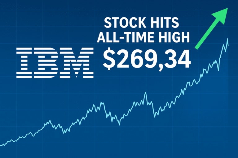 IBM Stock Hits All-Time High of $269.34 as AI Strategy Pays Off